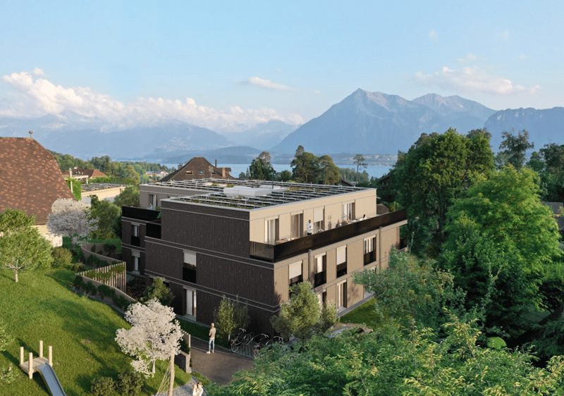 Riedstrasse Hünibach – Moderne 3.5‑Zimmerwohnung mit Indoor-Outdoor-Wohnen - Bild 1