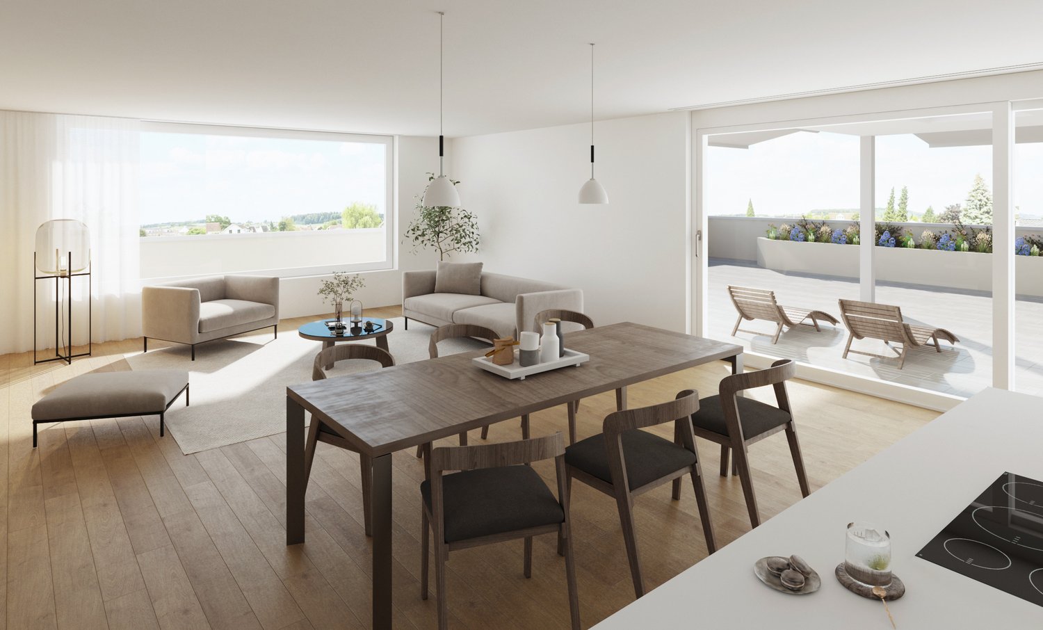 Exklusive 4.5-Zimmer-Terrassenwohnung - Bild 3