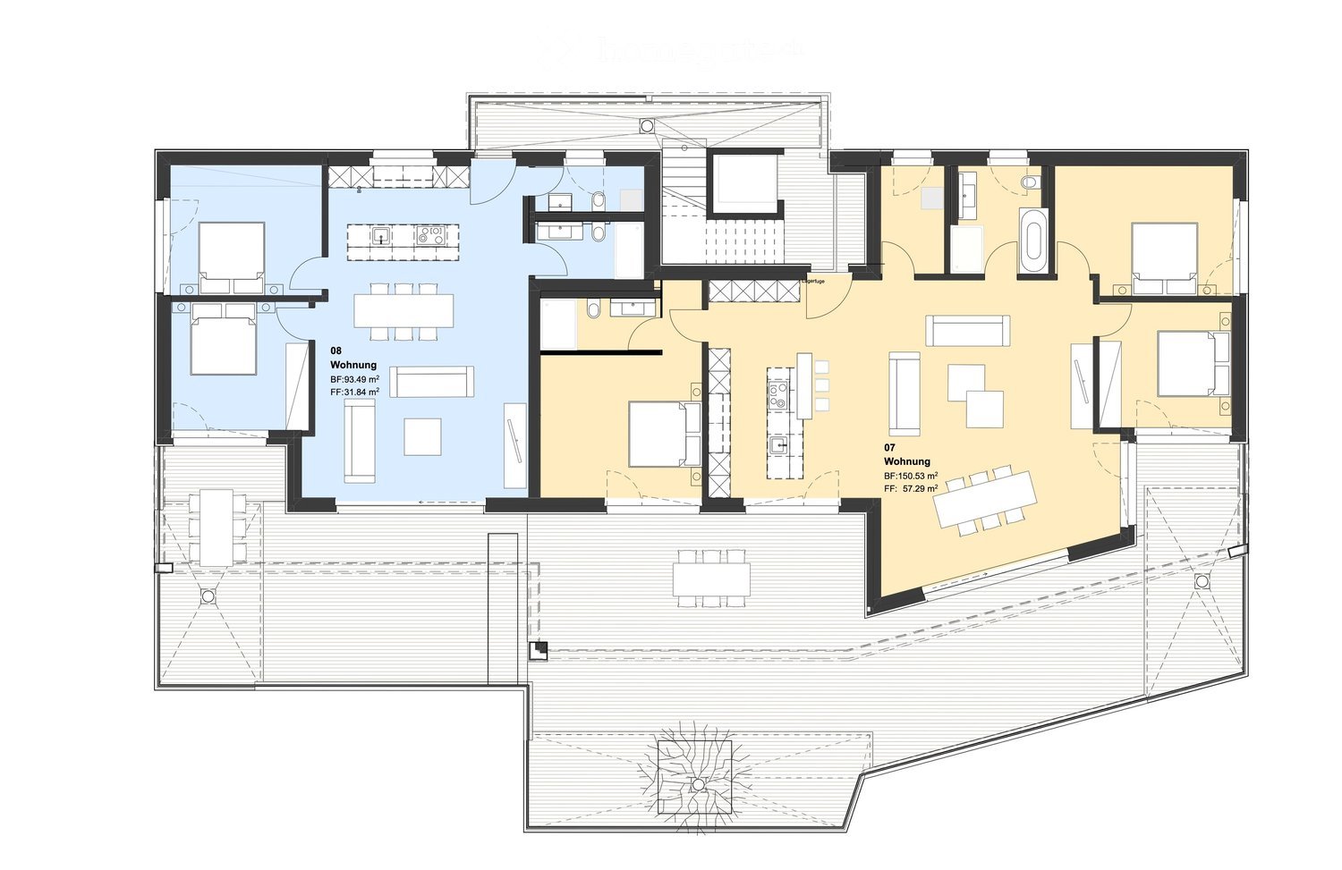 Erstvermietung: Topmoderne Attika-Wohnung im Eigentum Standard, Minergie effizient mit Solarstrom - Bild 5