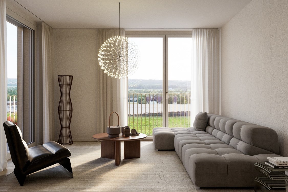 Neubauprojekt HIROKI: 4.5-Zimmer-Attika-Maisonettewohnung - HIROKI Luxury Rentals