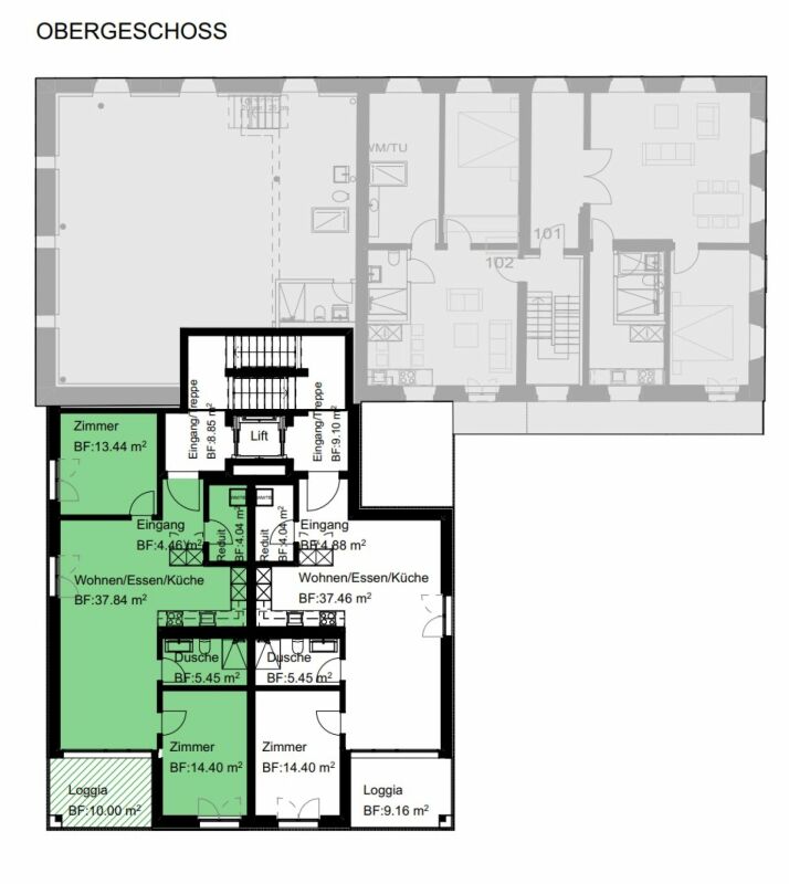 3.5-Zimmer-Wohnung im OG Nr. 201 - Bild 2