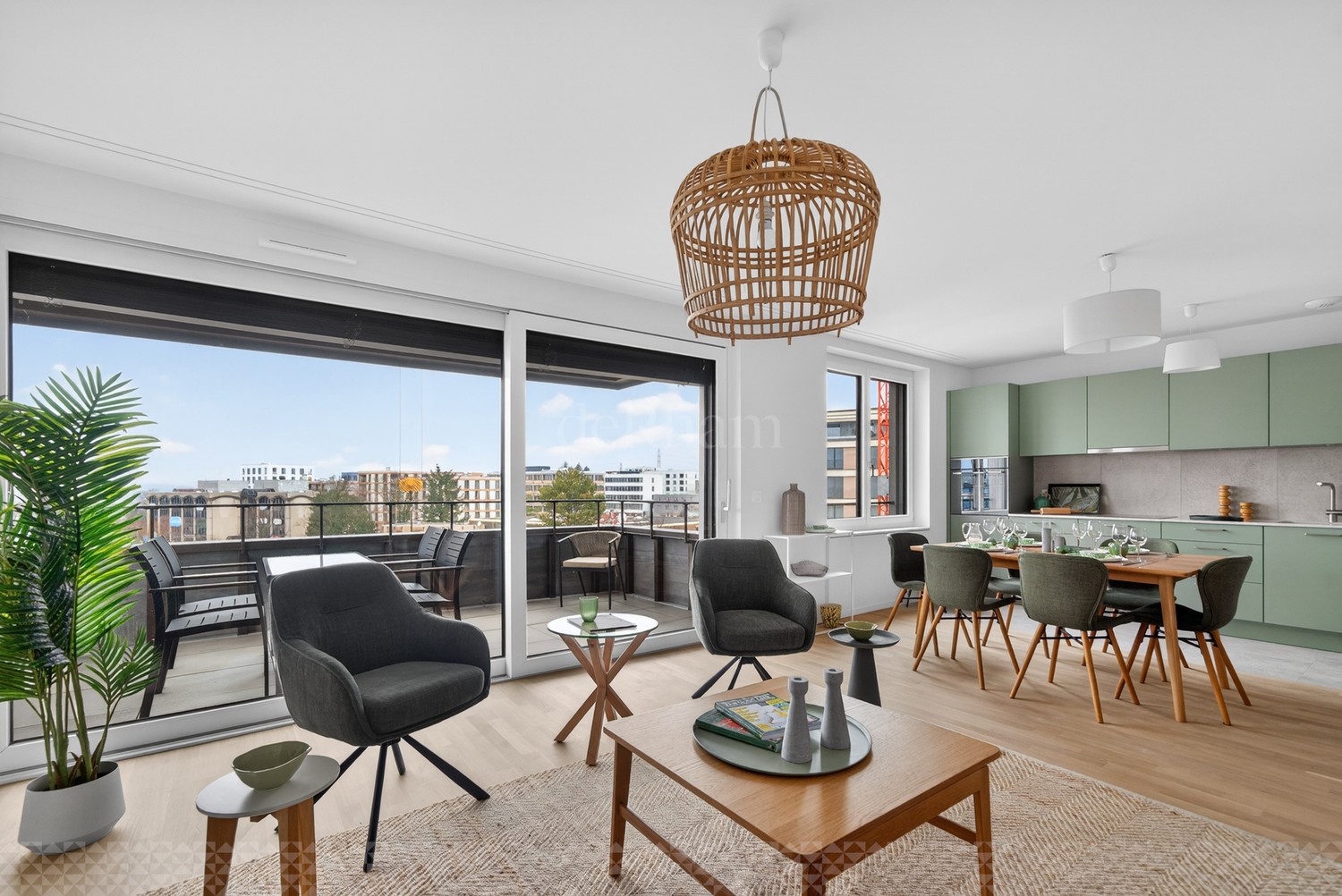 4.5 pièces neufs avec loggia et balcon - Bild 1