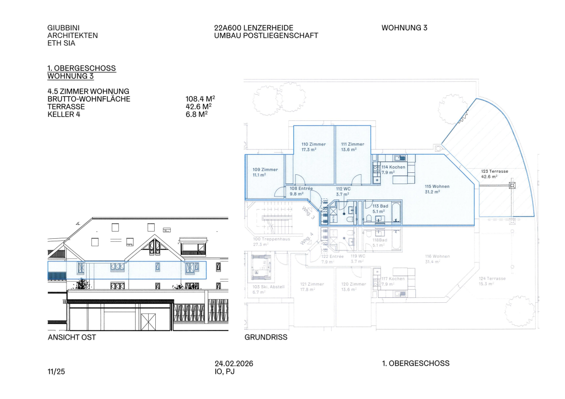 Familienfreundliche 4.5Zimmerwohnungen im sanierten Postgebäude (Erstwohnung) - Bild 3