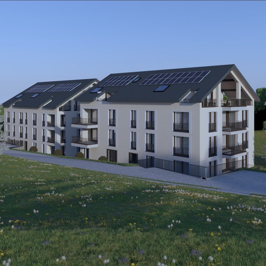 Neubau 2026 - moderne 3.5-Zimmer-Wohnung mit Balkon - Bild 1