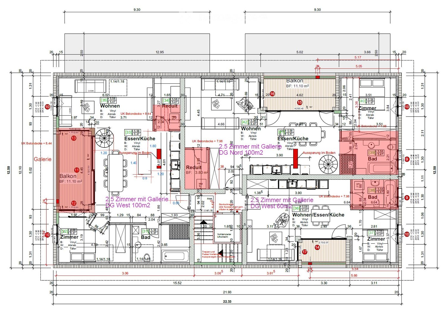 Erstvermietung: 3-Zimmer-Dachwohnungen mit Galerie 100 m2 - Bild 9
