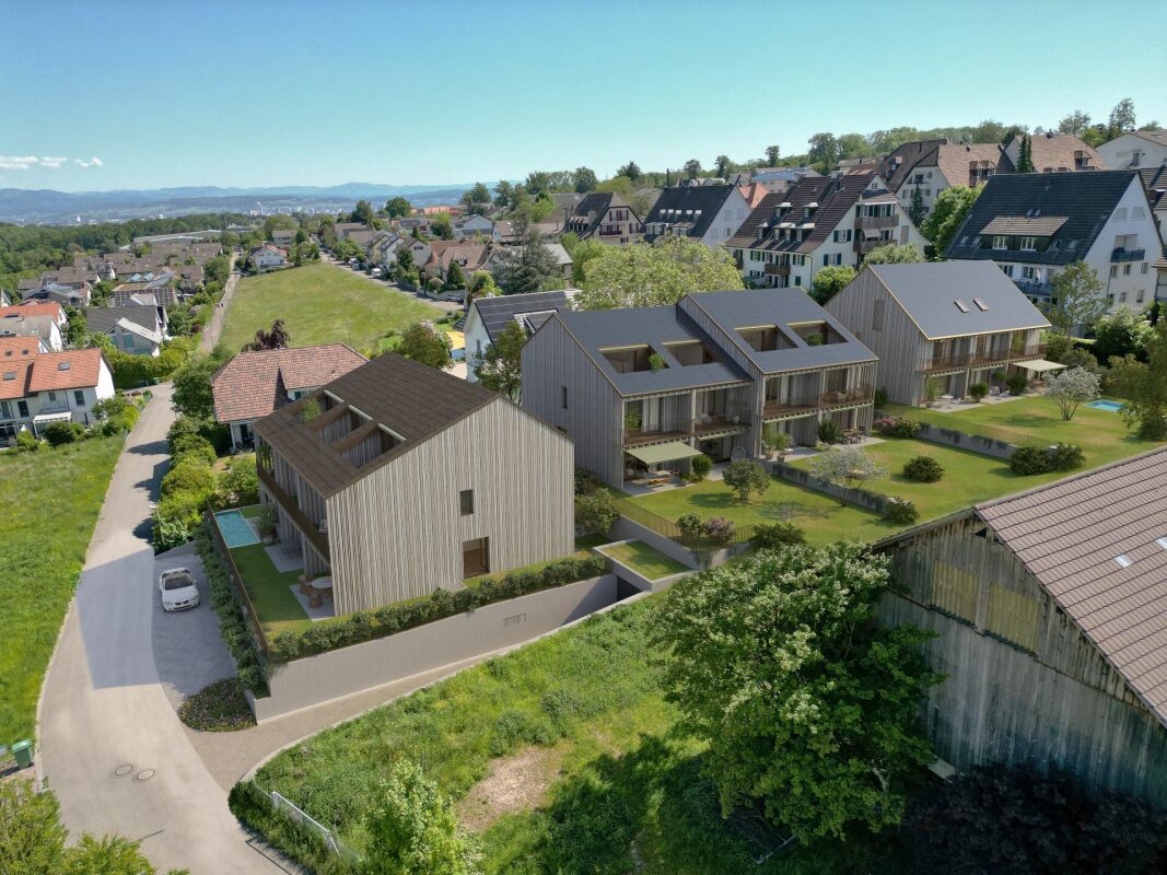 Erstvermietung Einfamilienhaus mit grosszügigem Garten an familienfreundlicher Lage - Visualisierungen