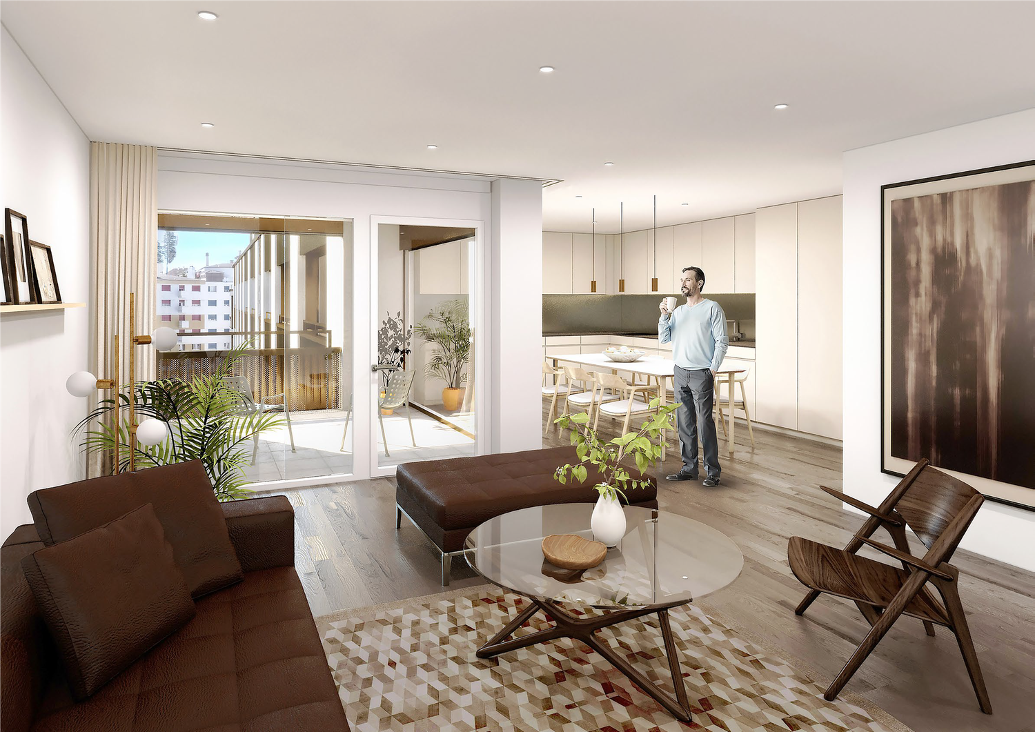 Appartement D63 neuf de 3.5 pièces à louer sur plan - Bild 3