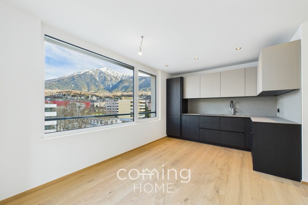 Moderne Attikawohnung mit Alpenpanorama ? Urbanes Wohnen im Herzen von Brig-Glis - Bild 1