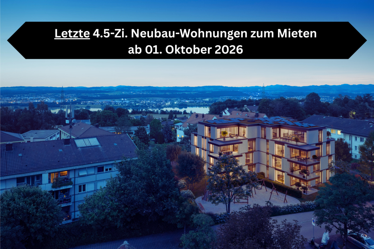 Letzte 4.5-Zi. Gartenwohnung (Neubau) mit luxuriösem Innenausbau - Bild 1