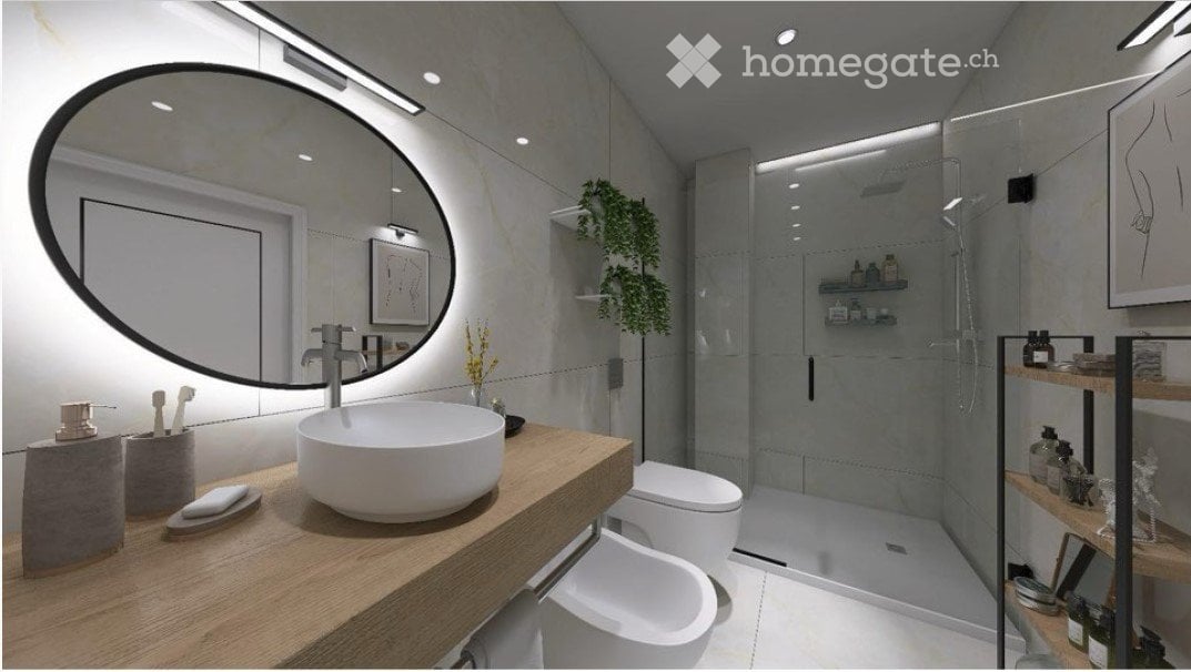 Nuovo, mai abitato! Elegante 2.5 in posizione strategica - Bild 3