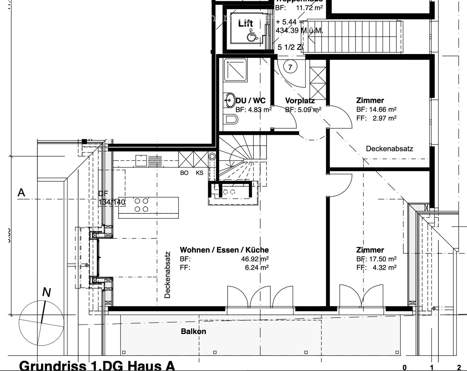 Geräumige 5.5-Zimmer-Maisonettewohnung mit Balkon und Garage – Neerach - Bild 5