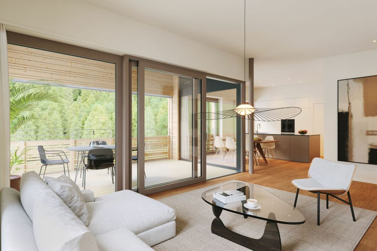 Erstbezug - 3.5 Zimmer-Wohnung - Überbauung Bawangs - Innenvisualisierung WHG D.32