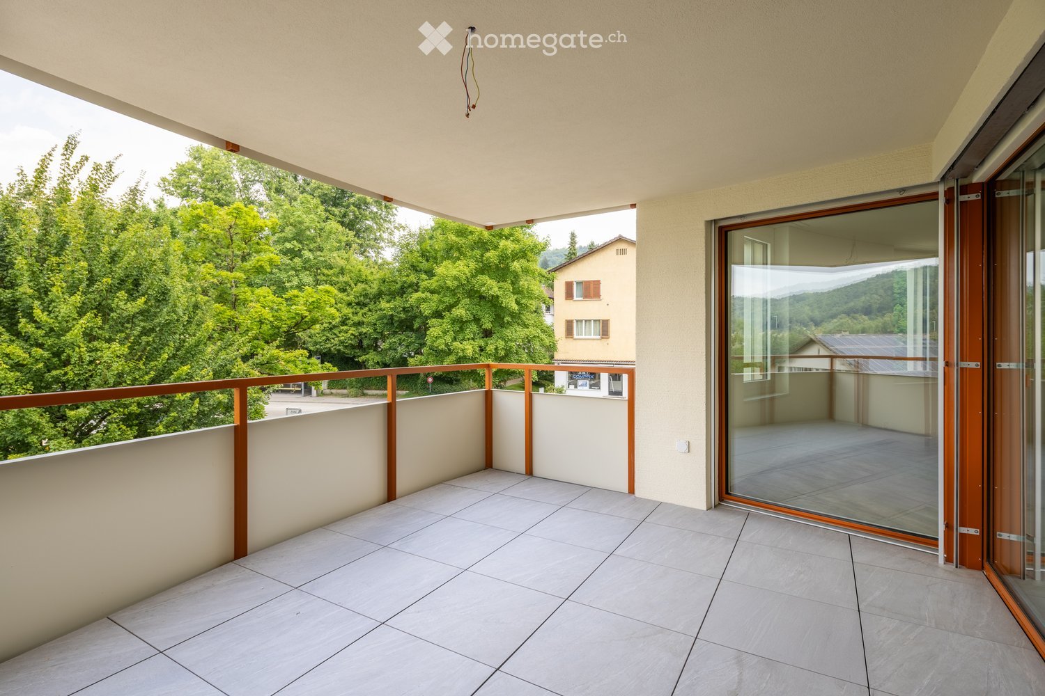 Moderne, offene Wohnung (Loft) mit Balkon in Nussbaumen AG - Bild 1
