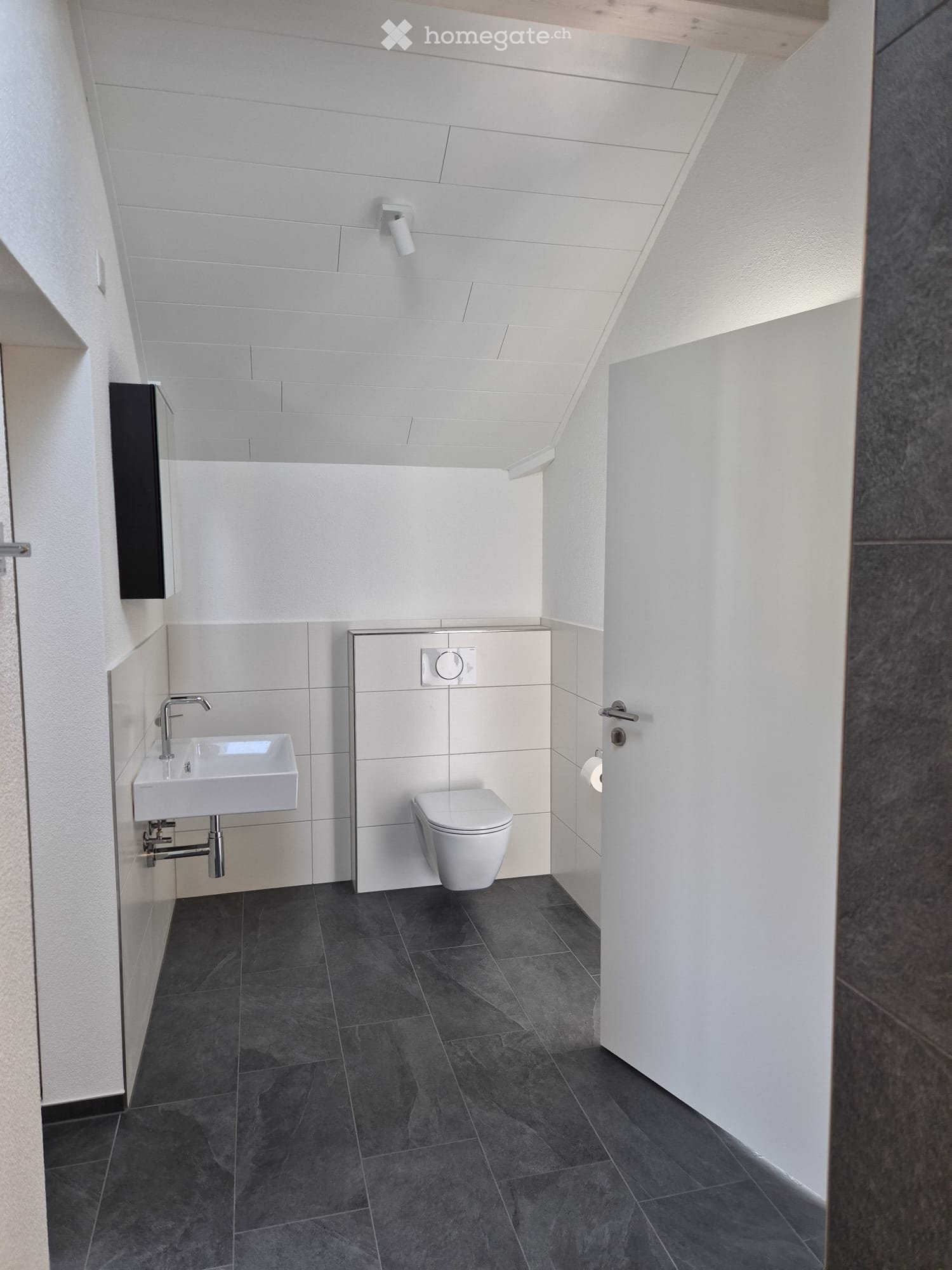 Grosszügige 2.5 Zimmer Dachwohnung mit Panoramablick ins Grüne in Densbüren - Bild 12