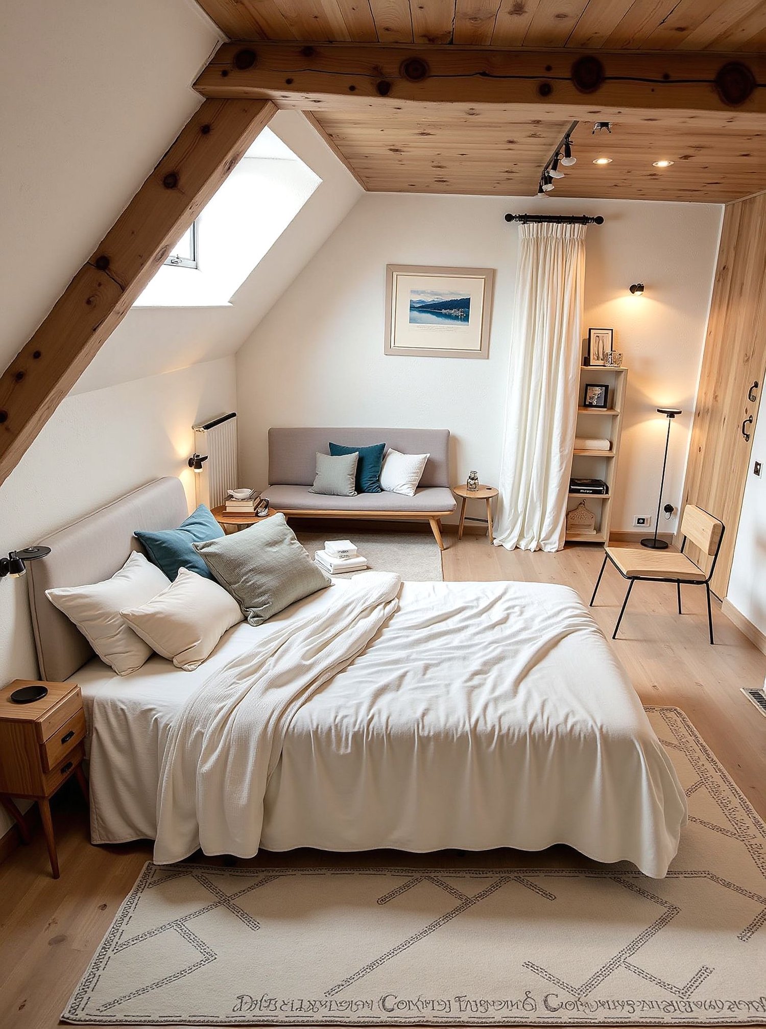 Moderne 4.5-Zimmer-Dachwohnung mit Cheminée in Auenstein - Bild 2