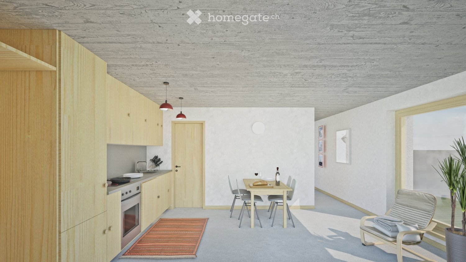 2½ Zimmer Neubauwohnung in Lenzerheide (Möbiliert) - Bild 1