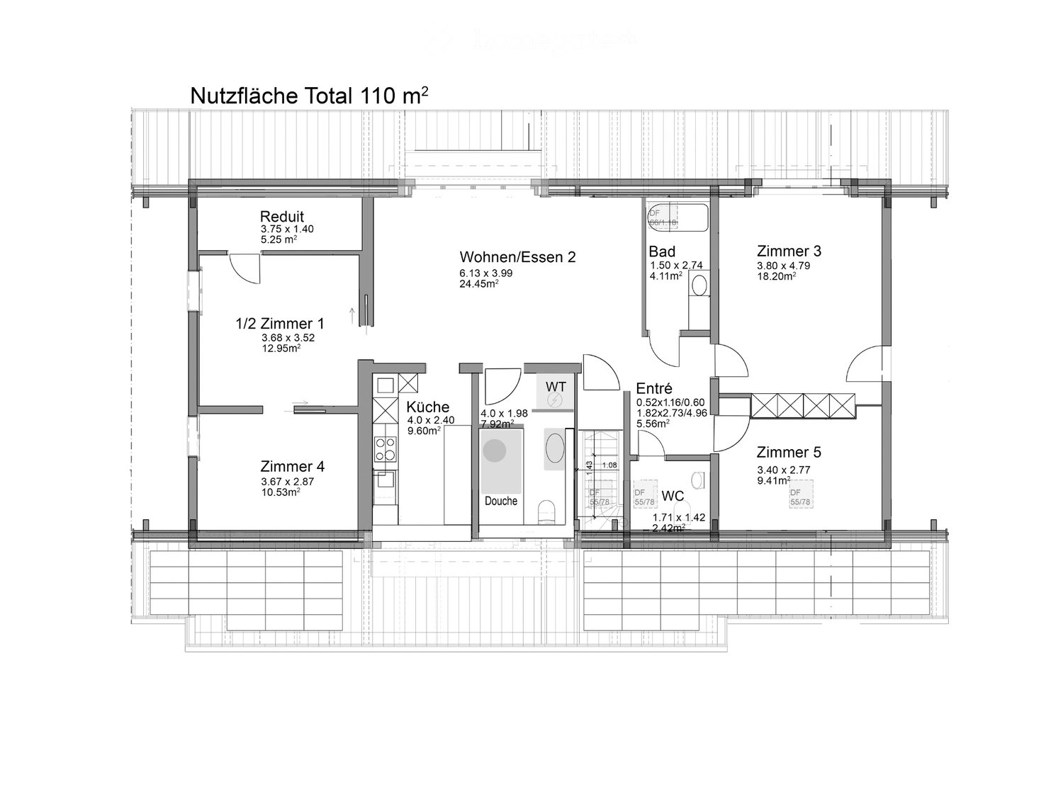 4.5-Zimmer-110m-Dachwohnung,1880 erbaut, stilvoll rest - Bild 3