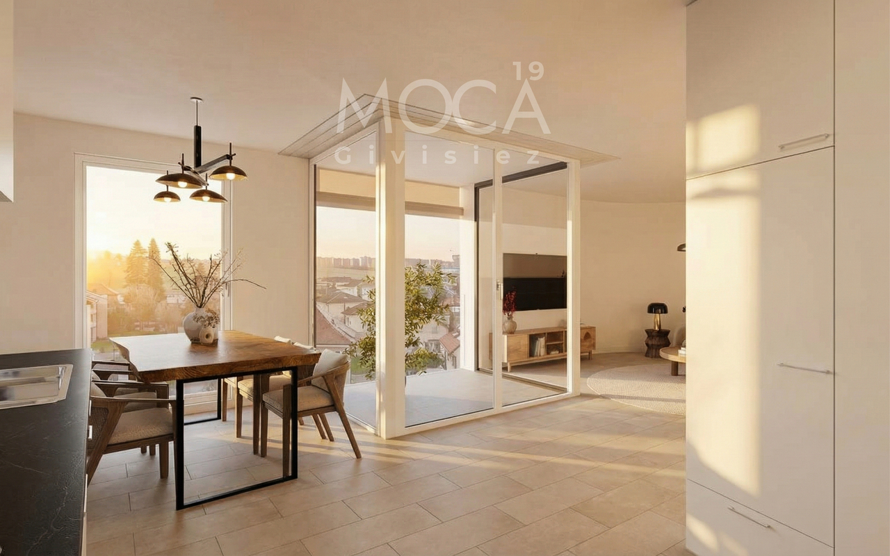 Un 2 pièces avec grande terrasse ensoleillée, au dernier étage - Bild 2