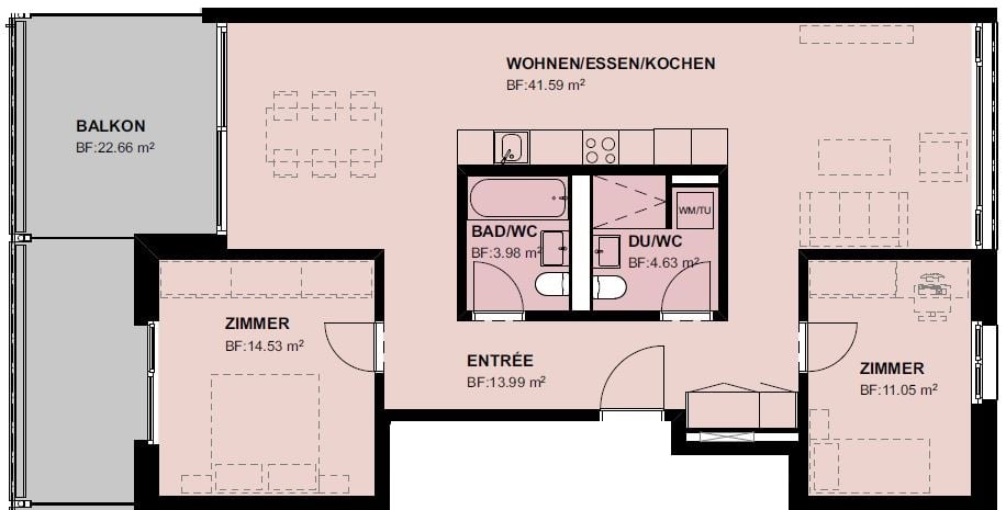 Seenah und modern Wohnen! - Grundriss