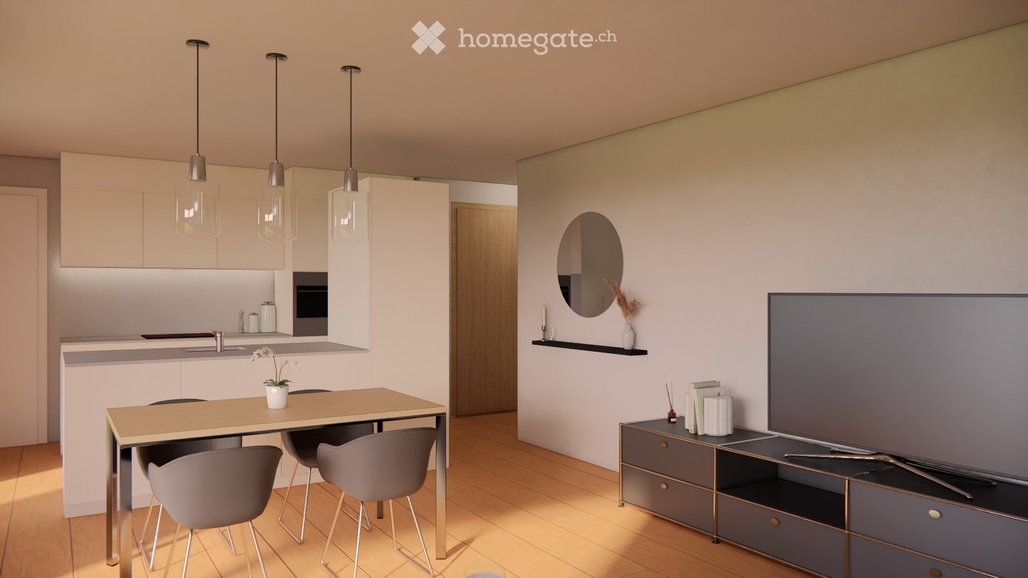 Moderne 3.5-Zimmer-Wohnung an ruhiger Lage in Uznach - Bild 1