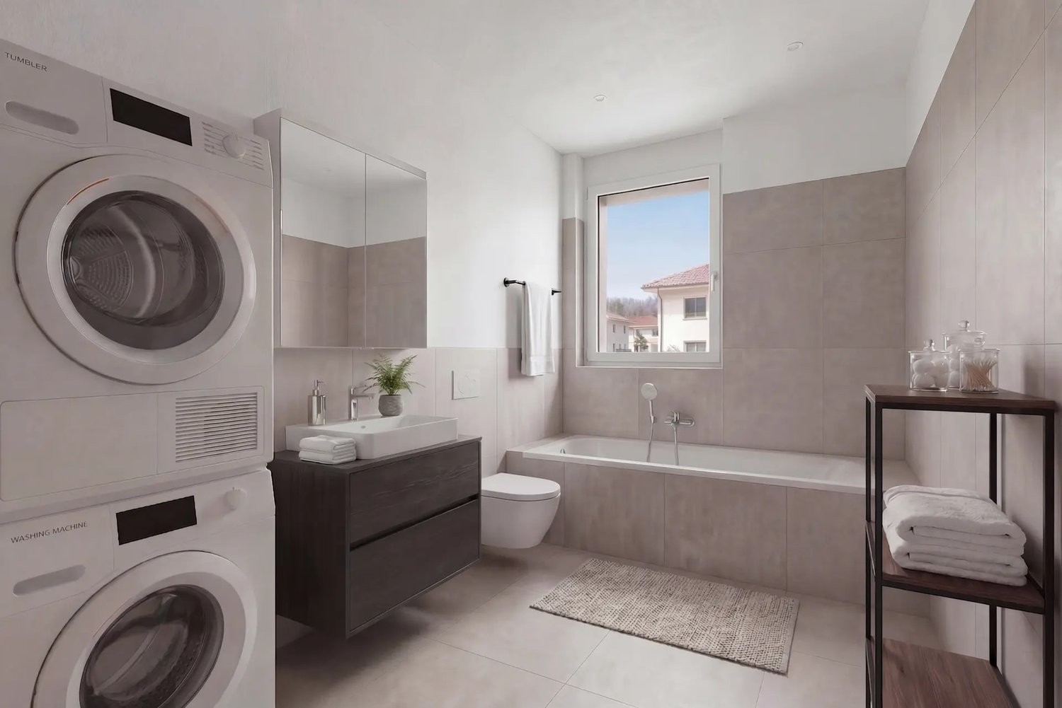 ERSTVERMIETUNG: Wohnen mitten im Dorf - Badezimmer2