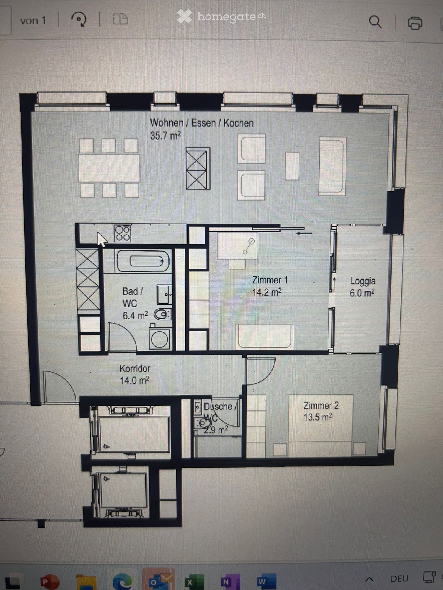 Moderne 3.5 Zimmer Wohnung mit Penthouse-Charakter - Bild 7