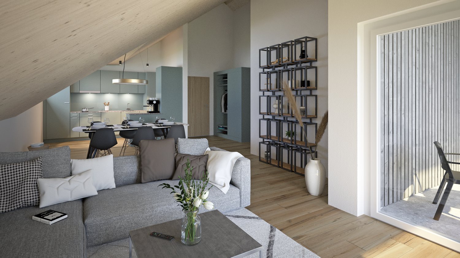 Diverse Neubau 3½-Zimmer-Dachwohnungen in Stüsslingen - Bild 1