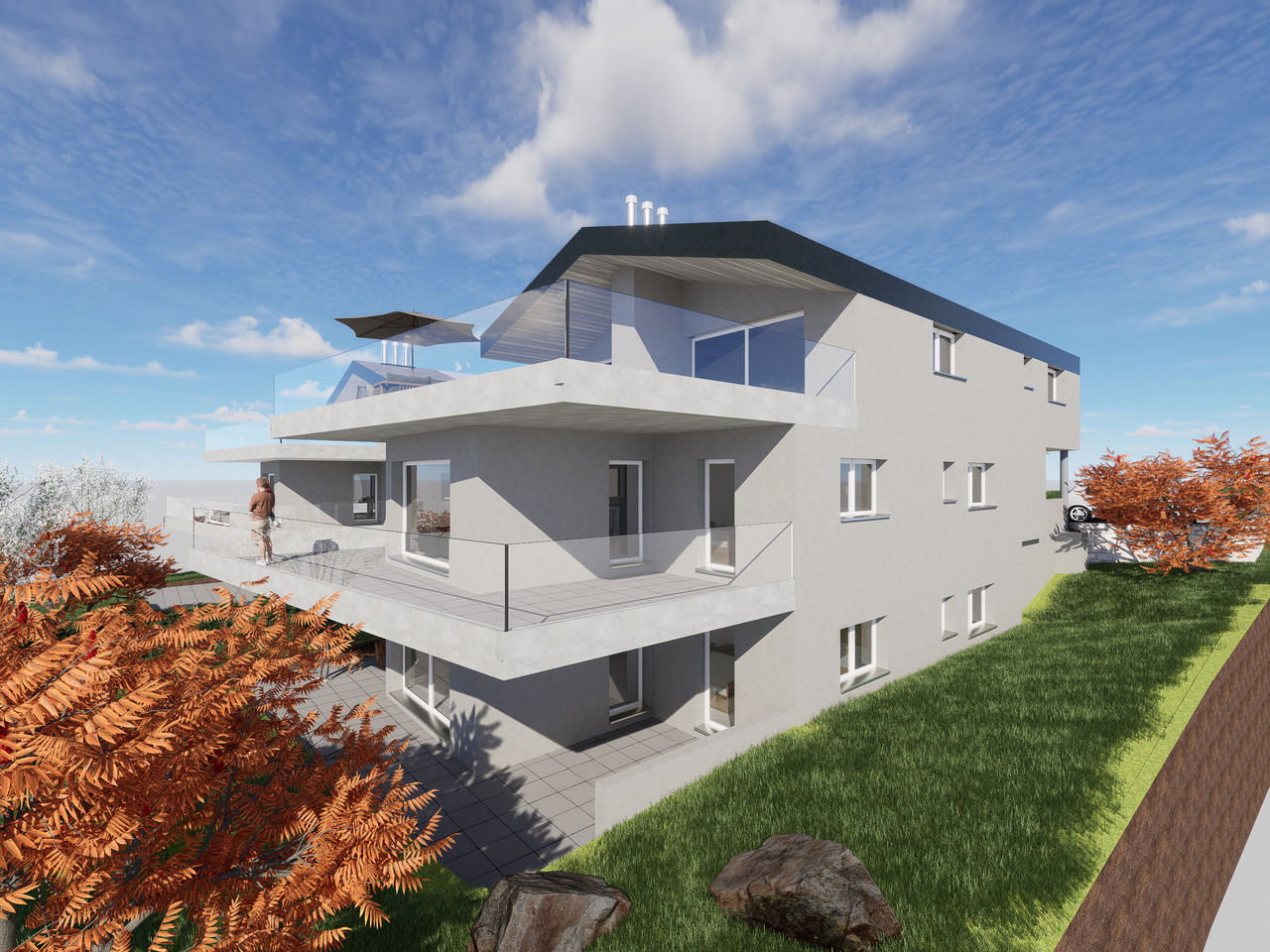 Magnifique 3.5 pièces neuf avec jardin privatif - Savièse - Bild 1