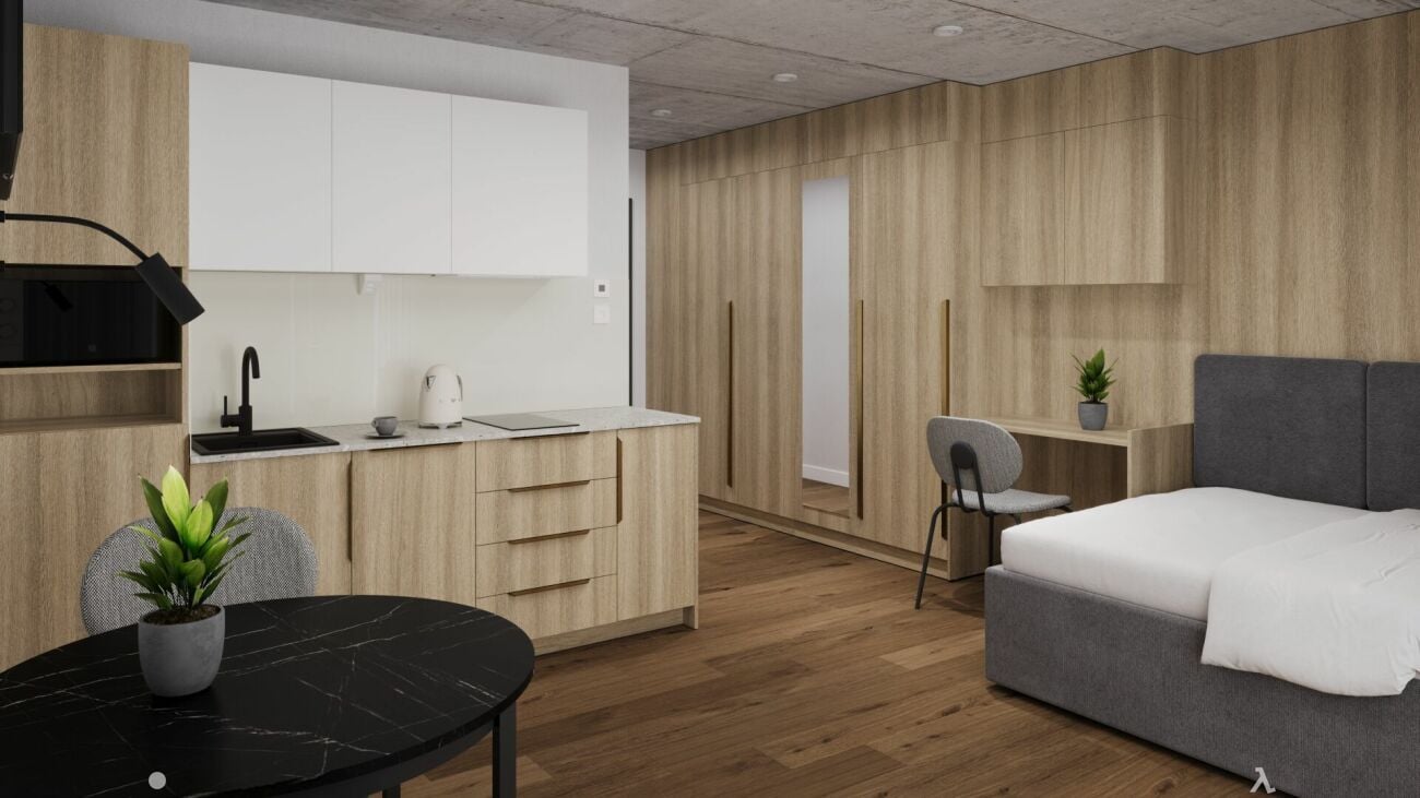 Vollmöbliertes BASIC Apartment - 25 m2 - Bild 3