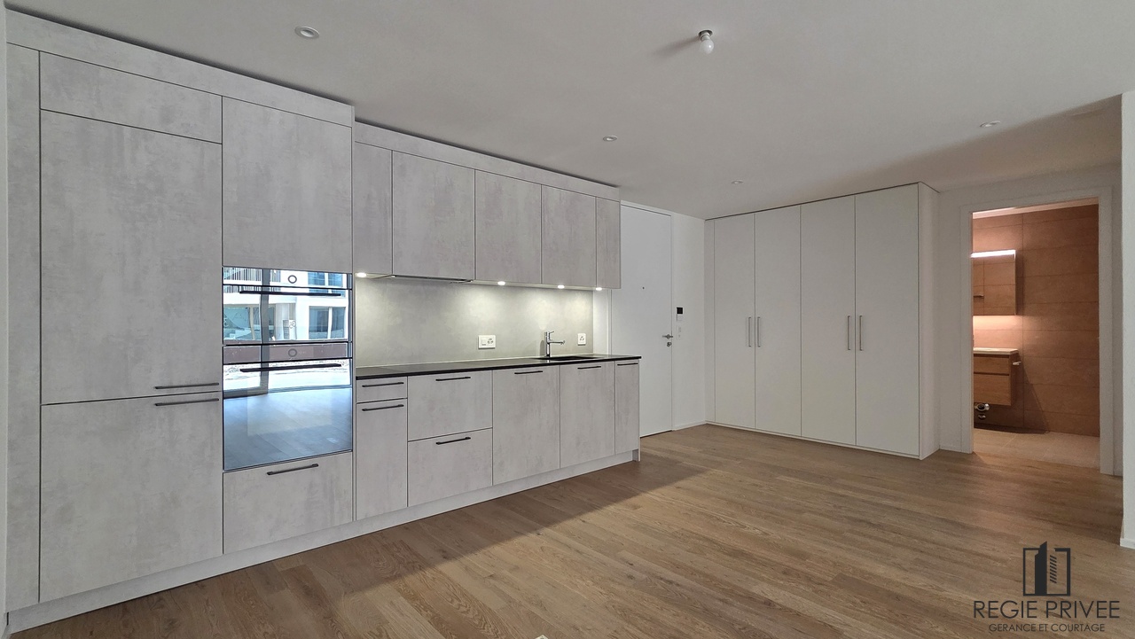2.5 pièces neuf de standing avec jardin - Cuisine 1