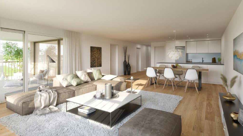 Wohnen im Dorf Hölstein - Fertigstellung Frühjahr 2026 - Wohn- Essbereich