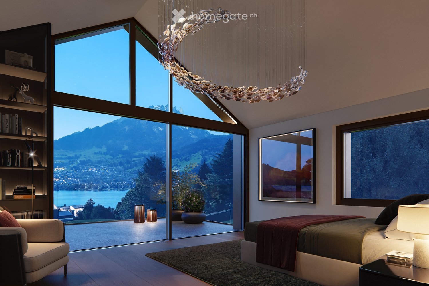 Villa in Kastanienbaum – an bester Lage mit Panoramablick auf See und Alpen - Bild 5