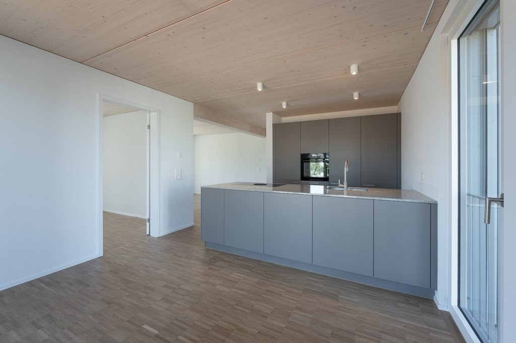 Attraktive 3.5 Zimmer-Wohnung mit grosszügigem Sitzplatz zu vermieten! - Küche / Esszimmer