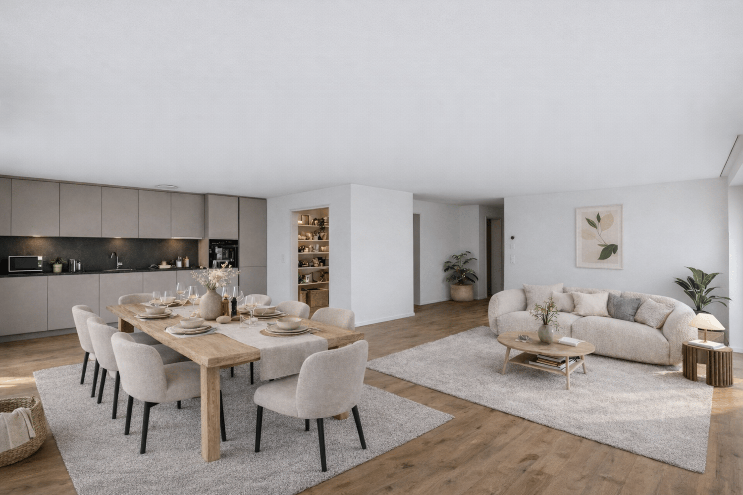 Schlossstrasse - Wohnfreude erwartet Sie - Staging Wohnzimmer