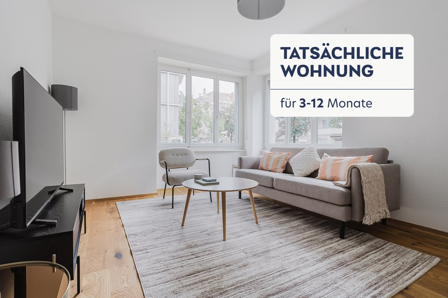 Helle Iselin 2ZW mit Waschmaschine, by Blueground - Bild 1