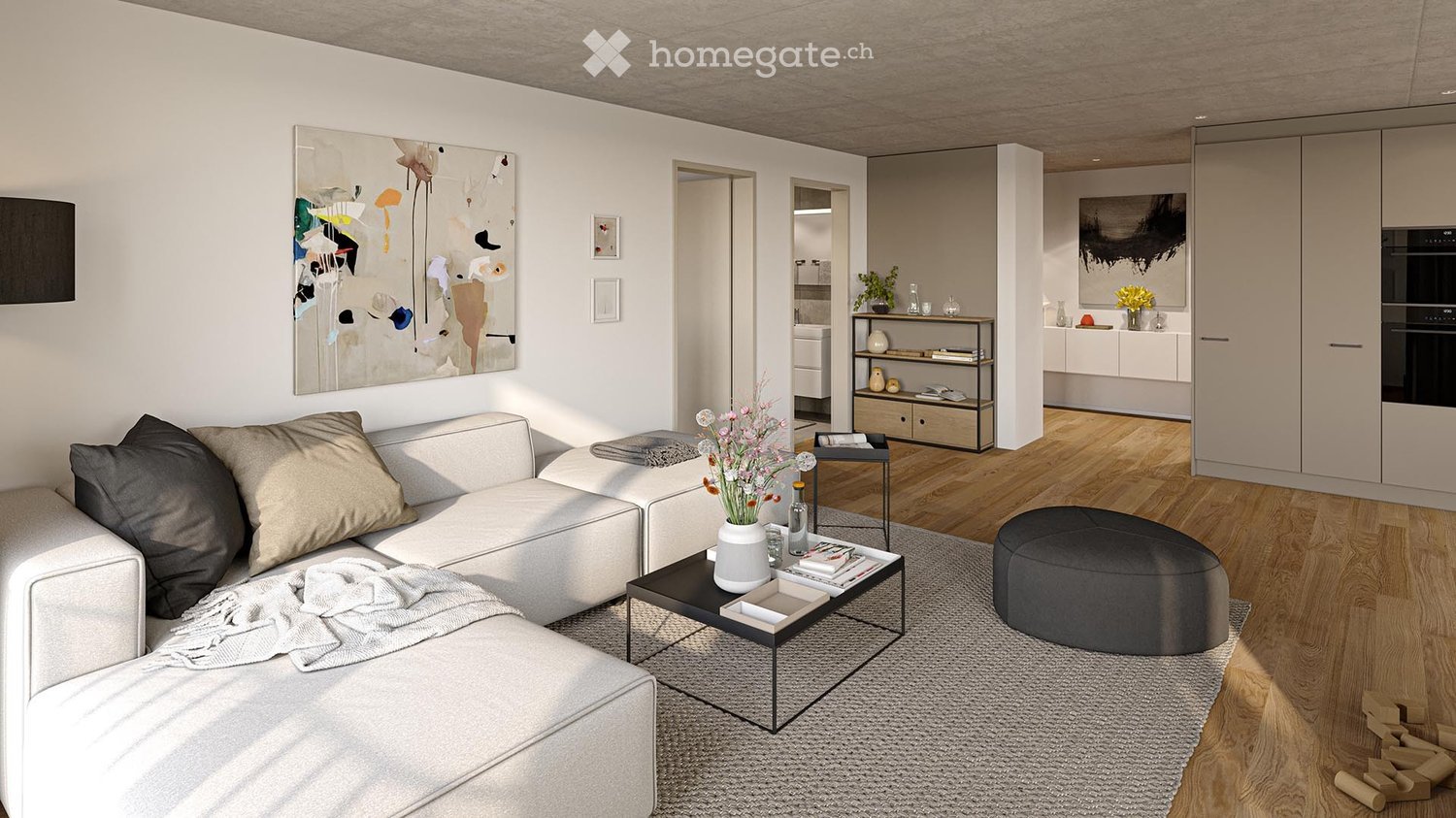 Erstbezug mit Eigentumsstandard – stilvolle 2.5-Zimmer-Wohnung an top Lage in Suhr - Bild 2