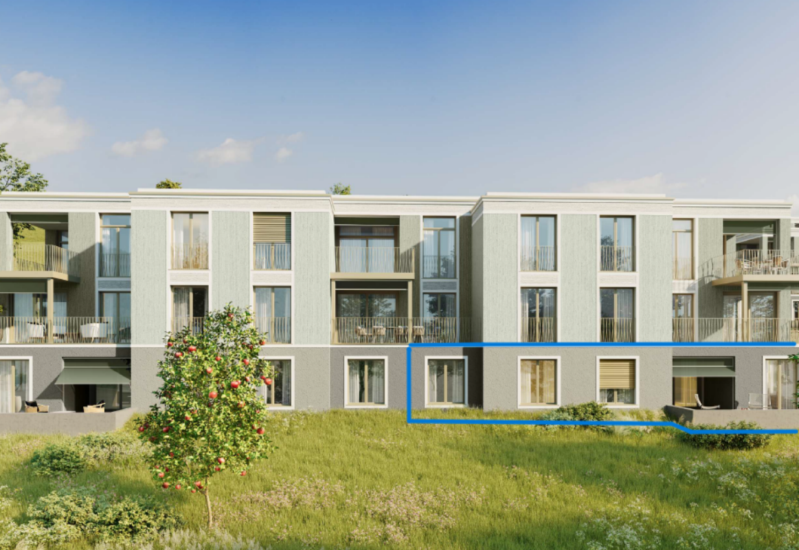 Einzigartige 4.5 Zimmer Gartenwohnung - Aussenansicht Gebäude