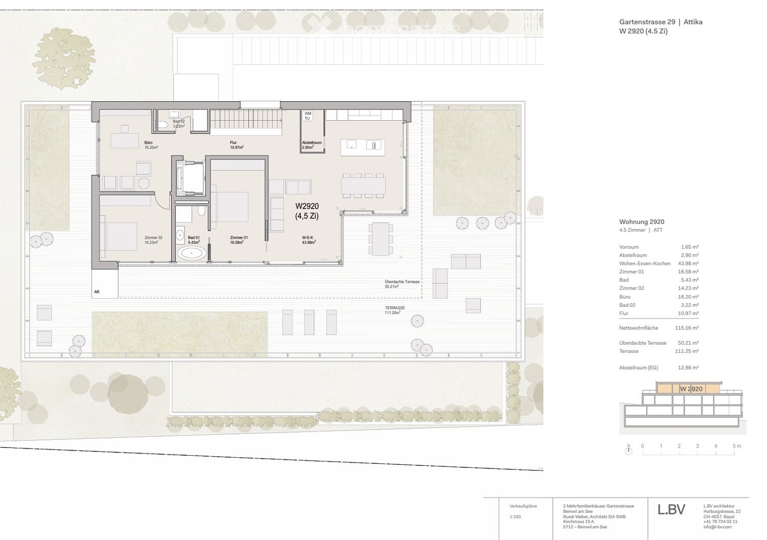 Exklusive Attikawohnung mit Panorama-See- & Bergsicht – in Beinwil am See - Bild 12