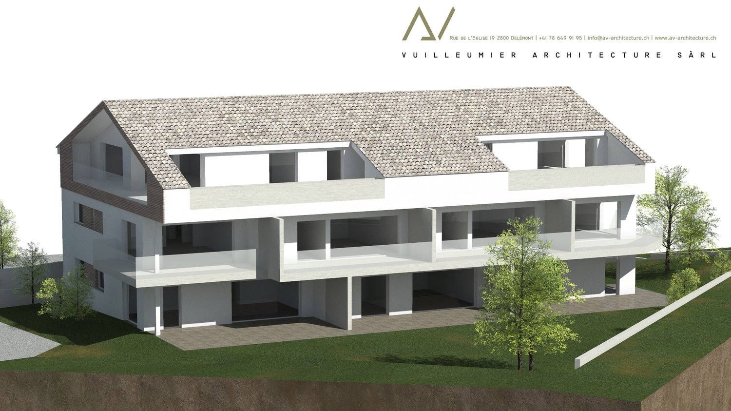 A louer magnifique appartement de 2,5 pièces dans un immeuble neuf avec place de parc dans le garage - Bild 12