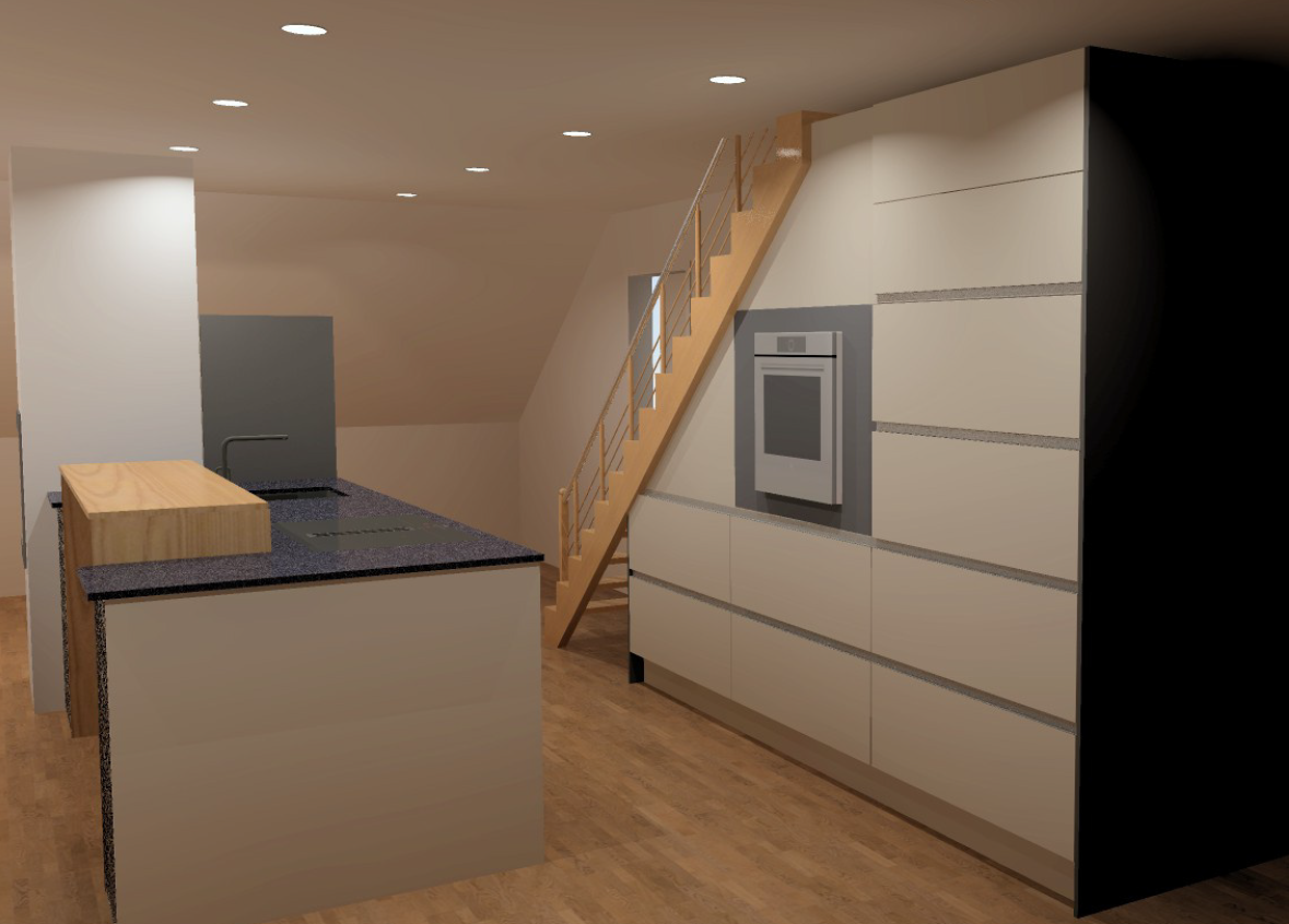 Moderne 4.5-Zimmer-Dachwohnung mit Cheminée in Auenstein - Bild 10