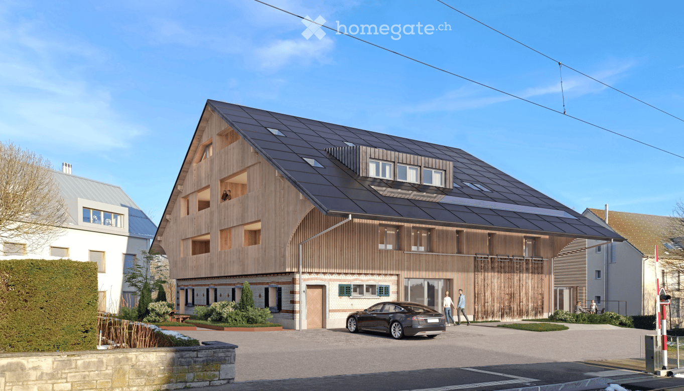 Erstvermietung - 4.5-Zimmer-Wohnung in fantastischem Holzbau - Bild 1