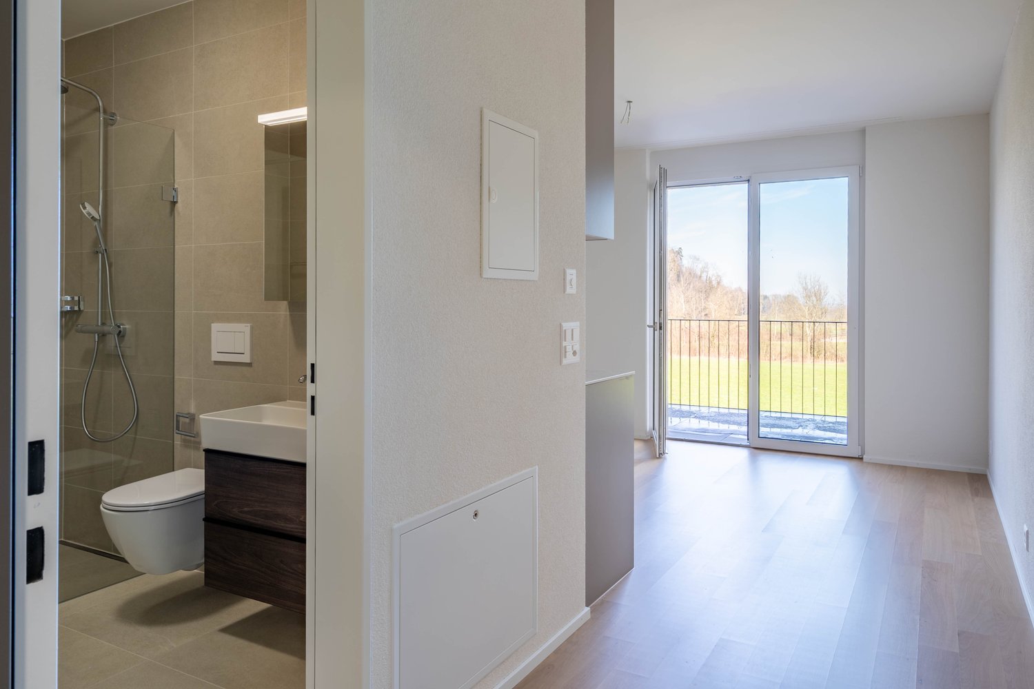 Erstvermietung: Helle 1-Zimmerwohnung an ruhiger Lage - Bild 2