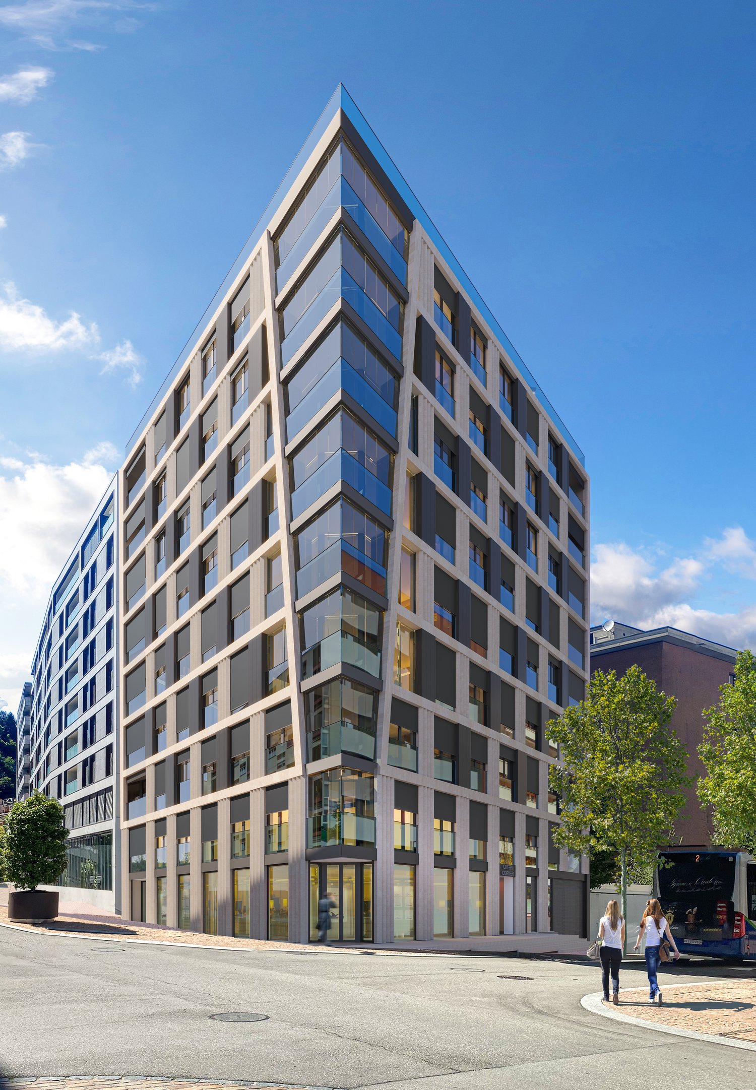 Appartamento di nuova costruzione in affitto a Paradiso - Bild 2