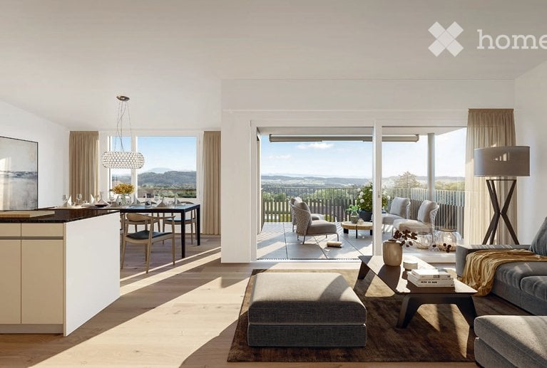 3.5 Zi-Wohnung Uitikon Waldegg Ringlikon mit Traum-Aussicht - Bild 1
