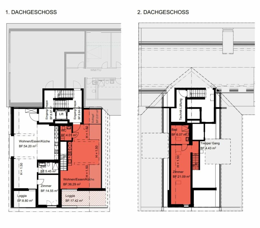 2.5-Zimmer-Maisonette-Wohnung im DG Nr. 502 - Bild 2