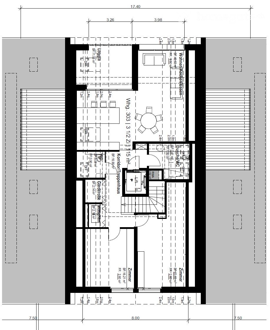 Erstvermietung - traumhafte 3.5-Zimmer-Dachwohnung - Bild 2