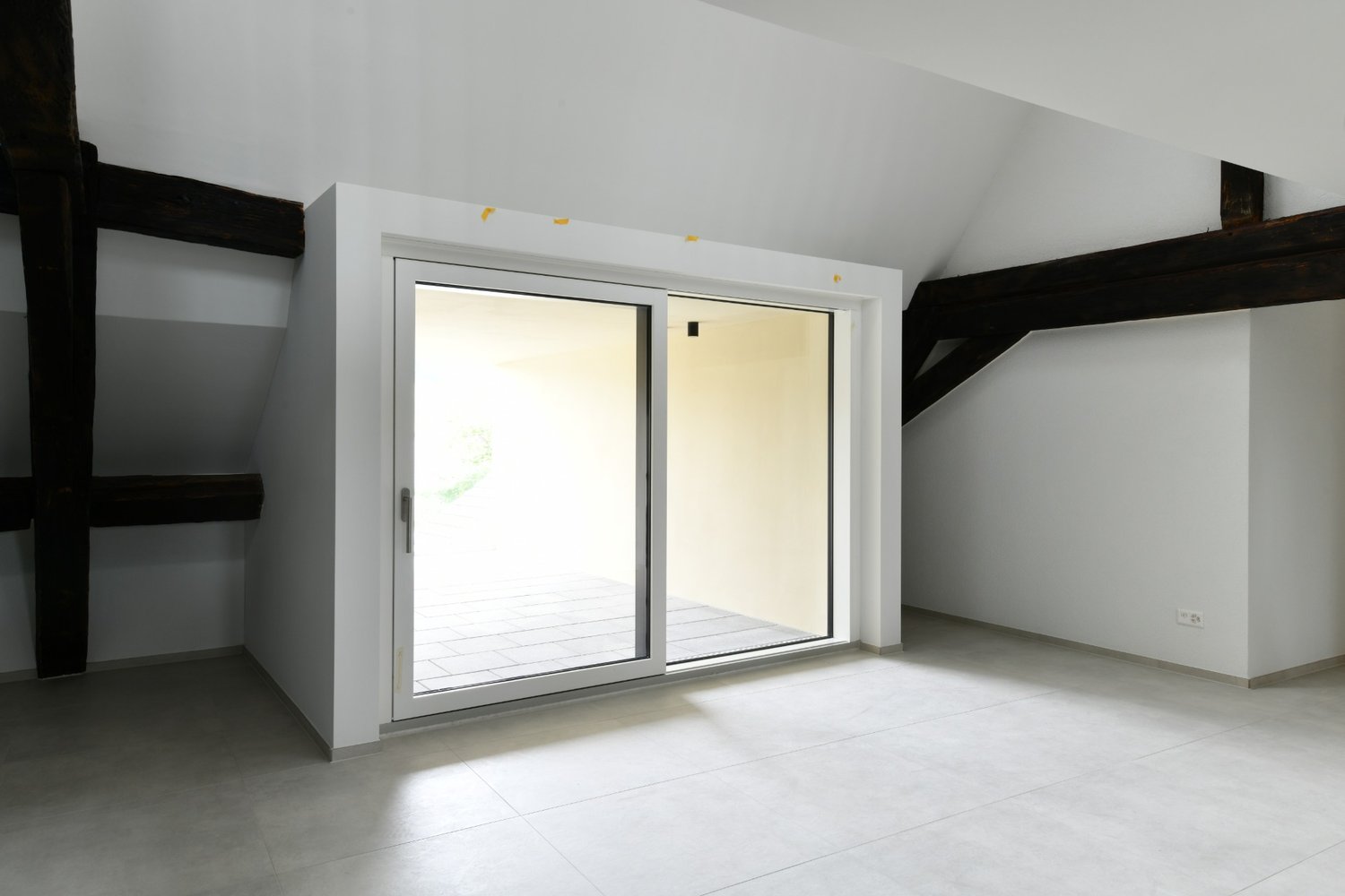 Modernes Wohnen im alten Bauernhaus in Frick - Loggia