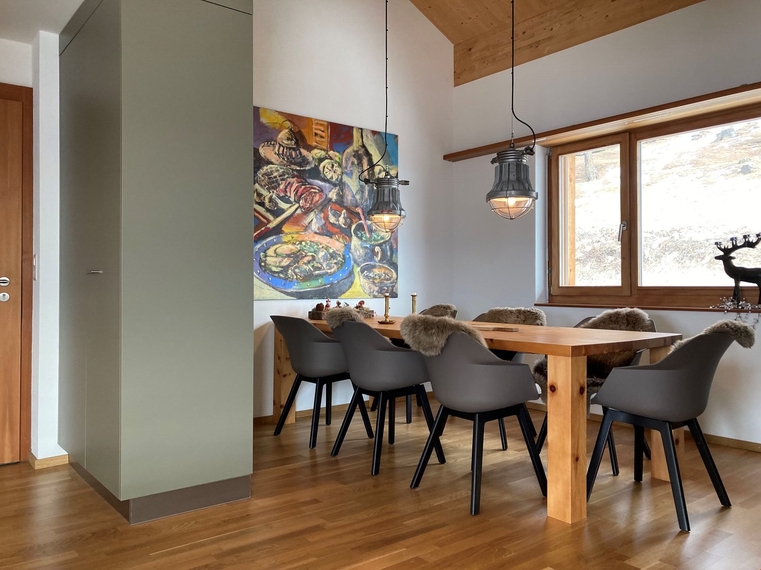 A louer pour une année - Magnifique duplex avec vue imprenable à Nax - Bild 4