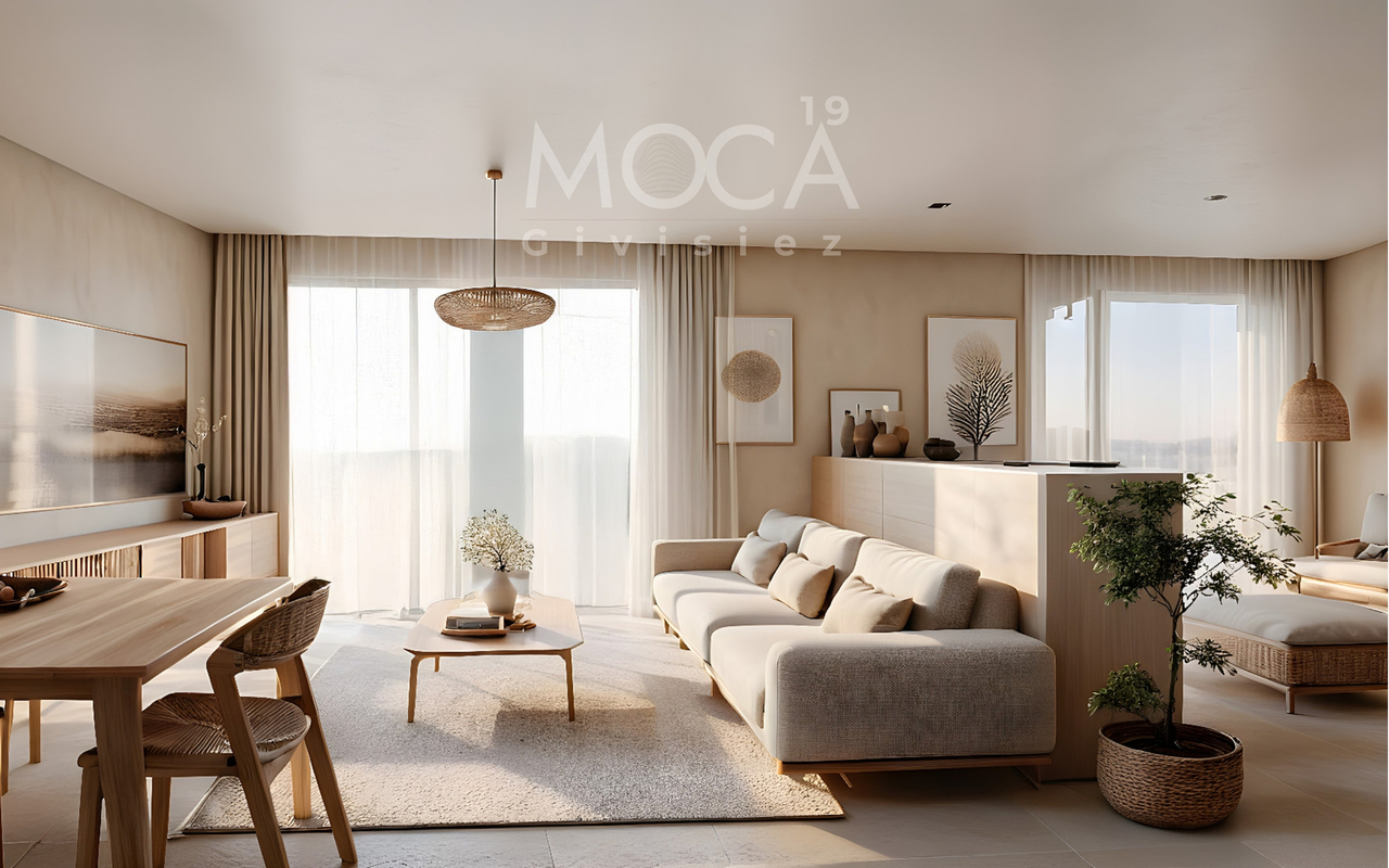 Un 2 pièces spacieux et lumineux, aux portes de Fribourg - Bild 5