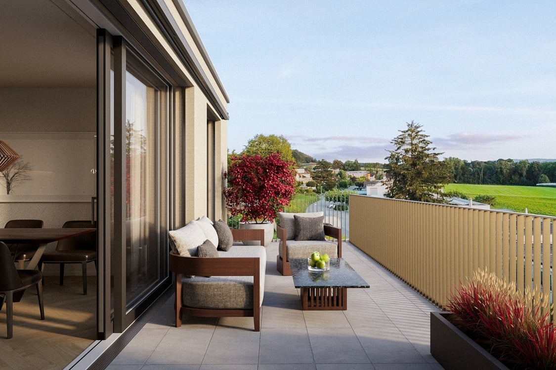 Neubauprojekt HIROKI: 4.5-Zimmer-Attika-Maisonettewohnung - HIROKI Luxury Rentals